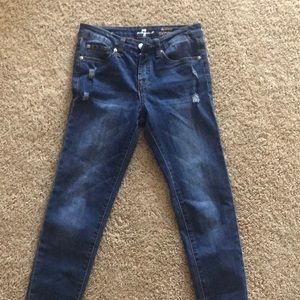 Girls Ankle Skinny Jeans